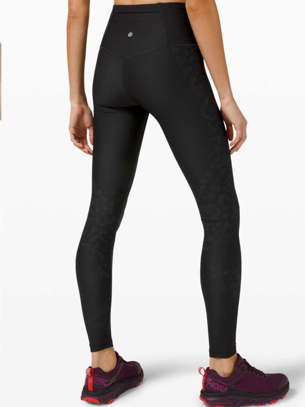 Lululemon Mapped Out High Rise Tight 28” Women’s 6 Black Graphite Grey Camo